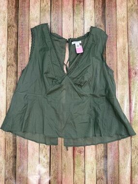 Torrid Festi Cotton Tie-Back Tank | 2X Cottagecore Boho Summer